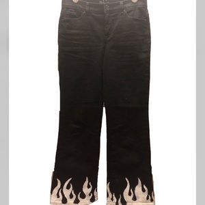 Flame jeans